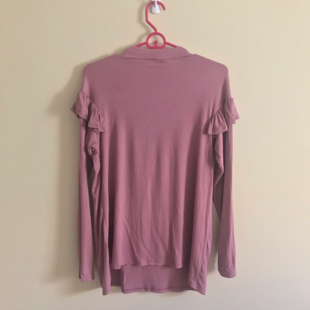 🎀 Mauve Ruffle Top by Roolee 🎀 - Picture 8 of 8